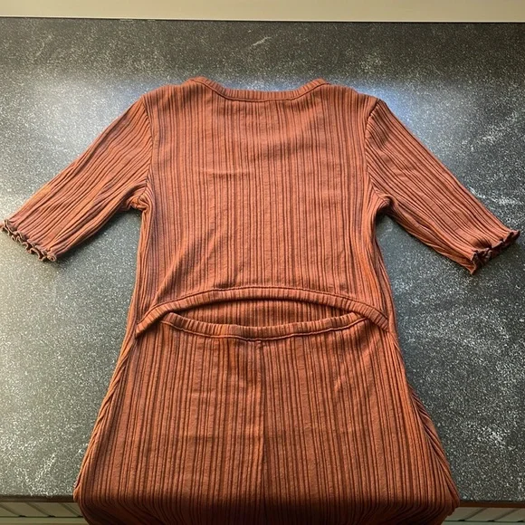 Everlane Chocolate Brown Midi Dress Size Women’s Small (S) - Picture 8 of 10